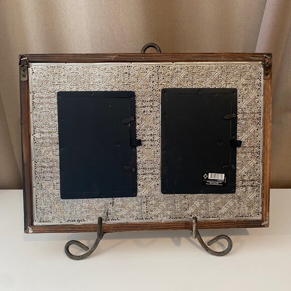 Moroccan Style Double Photo Frame by Concepts‎ – Pier One Look 11.5x16 - Picture 4 of 4